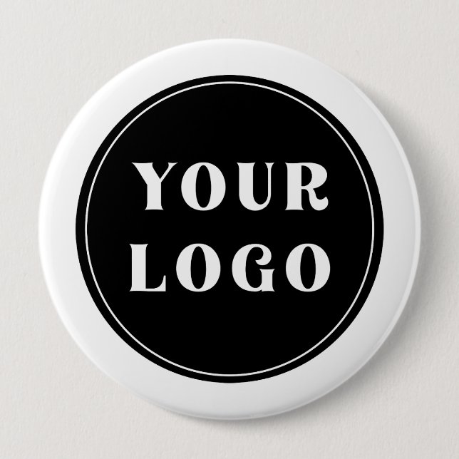 Exclusive, refined, elegant & minimal 4 inch round button (Front)