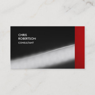 Exclusive Special Colourful Red Grey Trendy Business Card