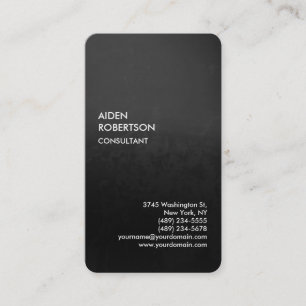 Exclusive Special Gradient Grey Modern Unique Business Card