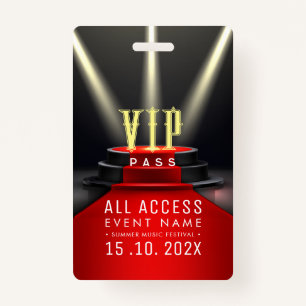 Exclusive VIP Access Event Badge