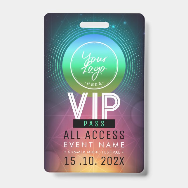 Exclusive VIP Access Event Badge (Front)
