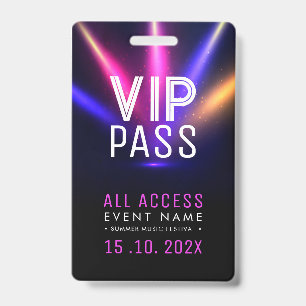 Exclusive VIP Access Event Badge