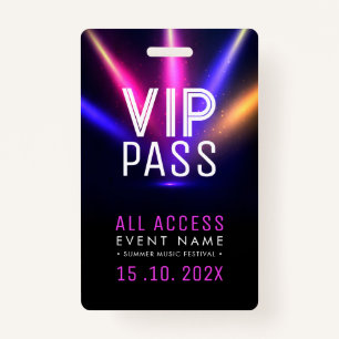 Exclusive VIP Access Event Badge