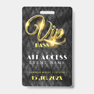 Exclusive VIP Access Event Badge