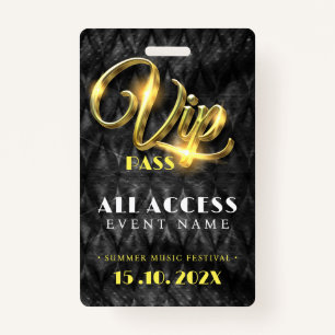 Exclusive VIP Access Event Badge