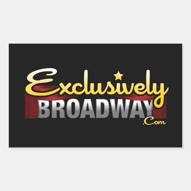 ExclusivelyBroadway.com Sticker (Front)