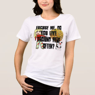 Excuse me, do you live around here often? Tri-Blend shirt