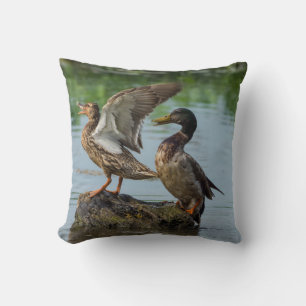 Excuse Me Throw Pillow