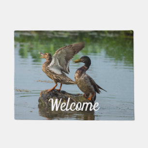 Excuse Me Welcome Doormat