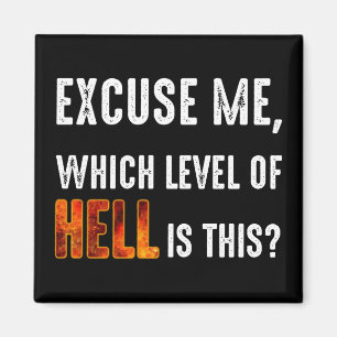 Excuse Me, Which Level Of Hell Is This? Magnet