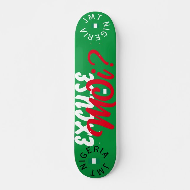 EXCUSE MOI ! JMT 7 3/4" Skateboard Deck (Devant)