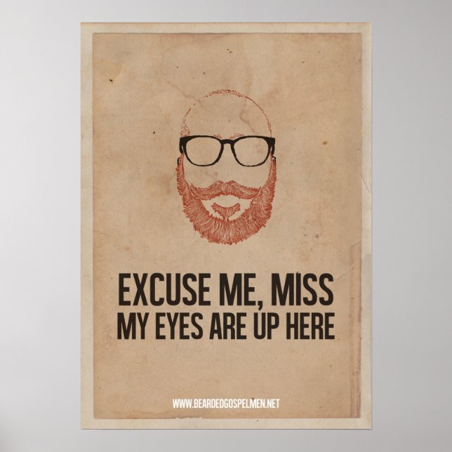 Excusez-Moi, Mlle. Mon affiche est là-haut. (Devant)