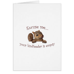 Excusez-moi...votre chargeur d'oiseaux est vide