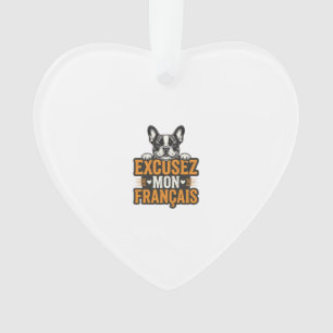 Excusez Mon Français Bouledogue Français Vintage