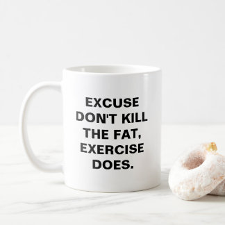 Excusez Ne Pas Tuer Gros Fitness Mug
