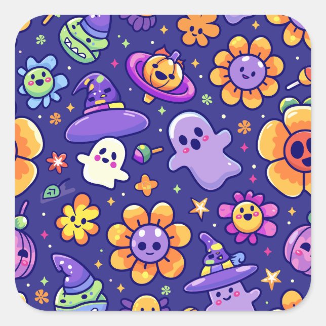 ExDesigner | Customization | Halloween Square Sticker (Front)