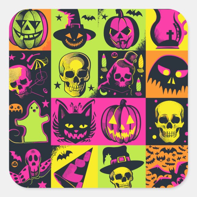 ExDesigner | Customization | Halloween Square Sticker (Front)