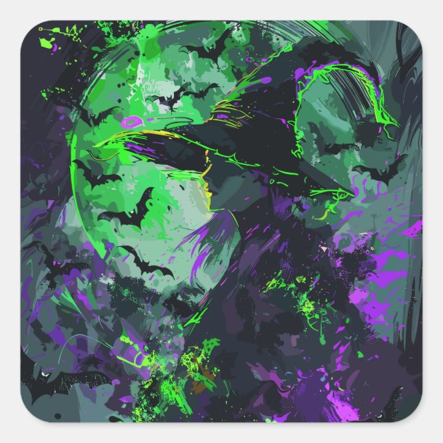 ExDesigner | Customization | Halloween Square Sticker (Front)