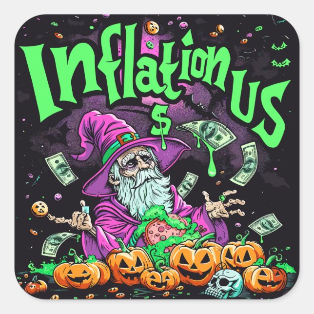 ExDesigner | Customization | Halloween Square Sticker (Front)