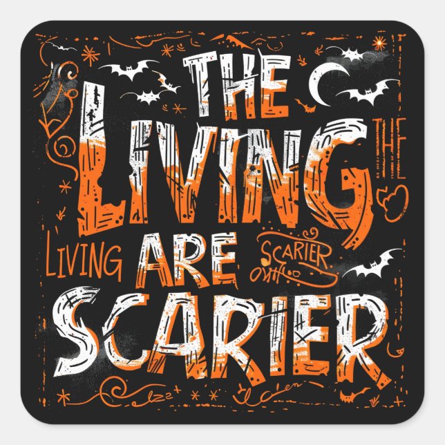 ExDesigner | Customization | Halloween Square Sticker (Front)