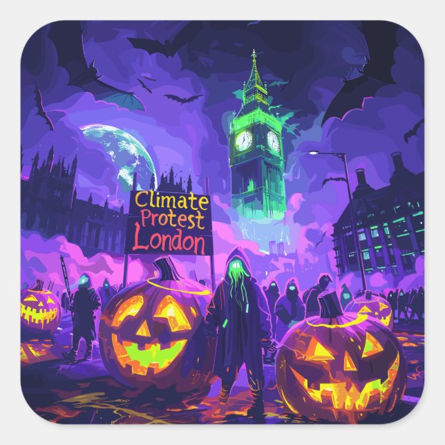 ExDesigner | Customization | Halloween Square Sticker (Front)