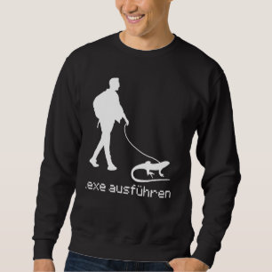 Exe Execute Fun System Administrator Nerd Admin De Sweatshirt