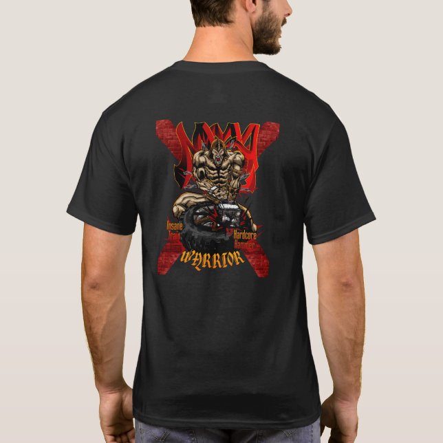 ExE MMA Insane Train - Extreme Fighter T-Shirt (Back)