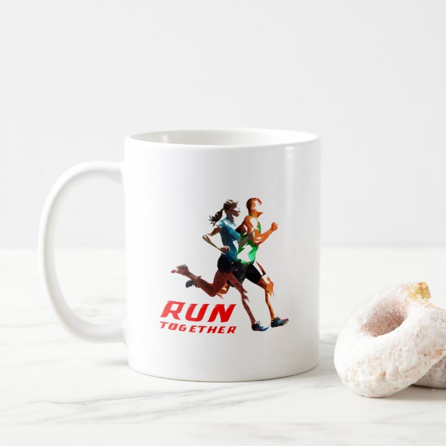 Exécuter ensemble | Mug classique #11 (Avec donut)