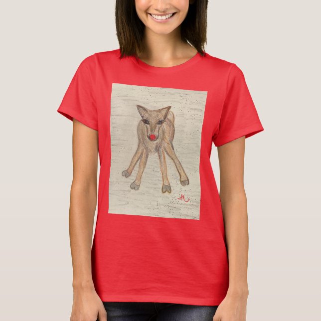 Exécuter le T-shirt Rudolph Run (Devant)