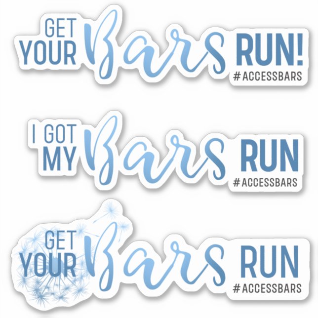Exécutez vos barreaux - Stickers Vinyl (Devant)