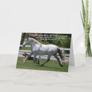 EXÉCUTION DE LA CARTE D'ACCUEIL CHEVAL ET CHIEN
