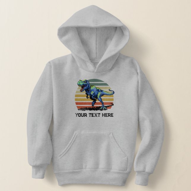 Exécution de T-Rex - Sweat - shirt à capuche de tr (Poser)
