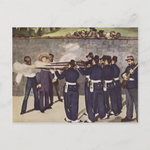 Execution of Emperor Maximillian Postcard