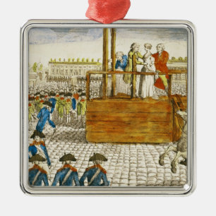 Execution of Marie-Antoinette Metal Ornament