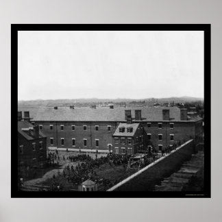 Execution of the Lincoln Conspirators 1865 Poster