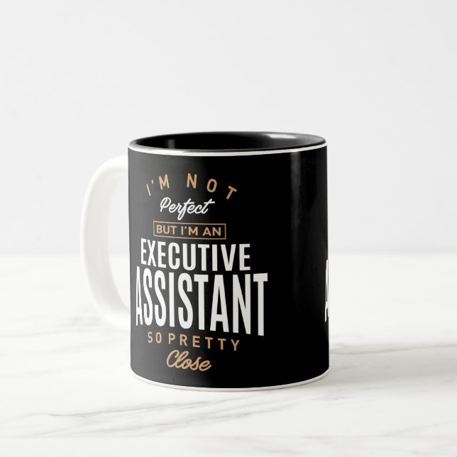 Executive Assistant Two-Tone Coffee Mug (Front Left)