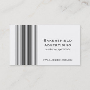 Executive Bars Business Card, Grey Card
