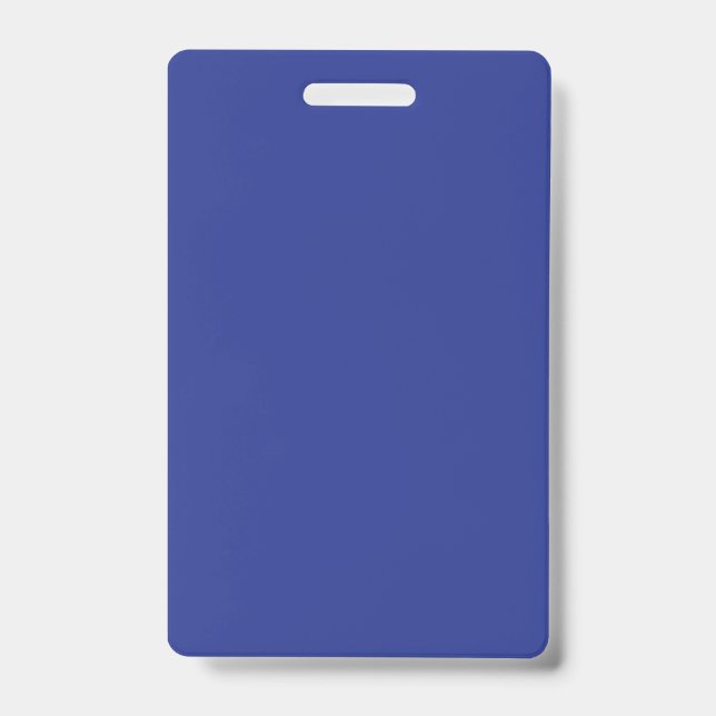 Executive Blue Custom Event Badge (Front)