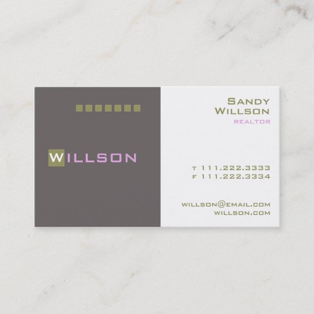 Executive Business Card (Front)