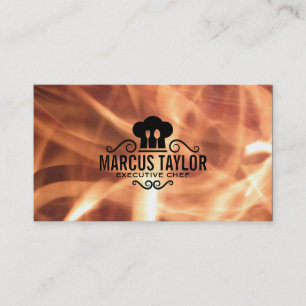 Executive Chef   Fire Business Card