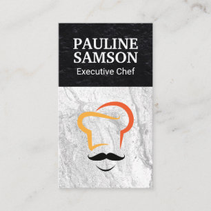 Executive Chef Icon   Slate Business Card