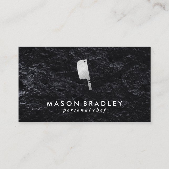 Executive Chef | Slate Business Card (Front)