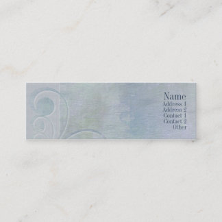 Executive Curves Light Contact Card