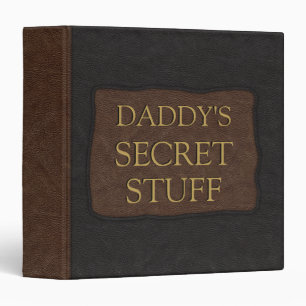 Executive Custom Black Brown Binder