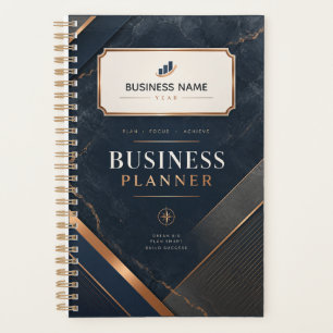 Executive Custom Business Planner Minimalist Nav