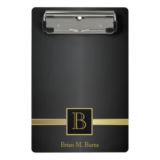 Executive Design - Monogram Mini Clipboard