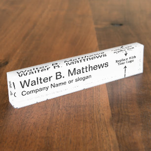 Executive Desk Name Plates