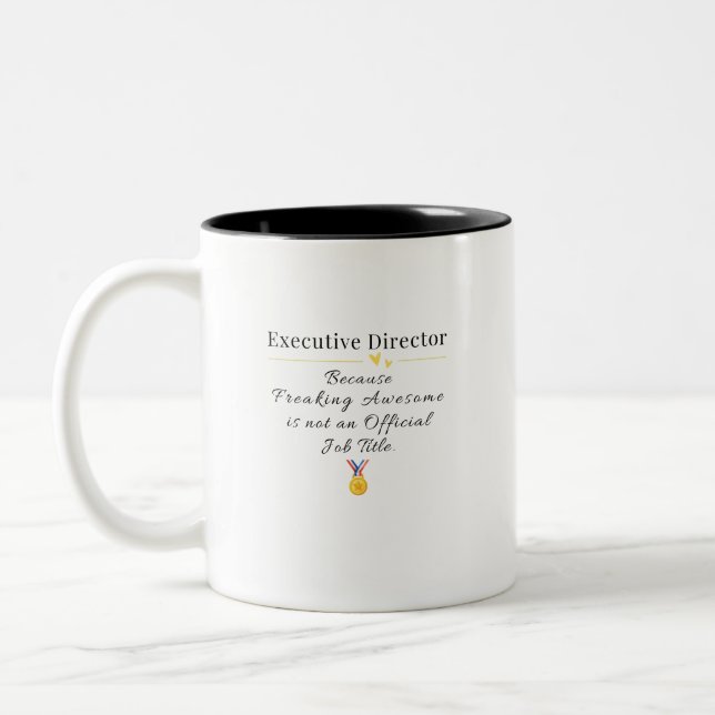 Executive director  Two-Tone coffee mug (Left)