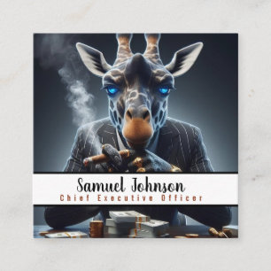 Executive Funny CEO Chief Executive Officer  Square Business Card