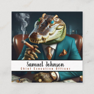 Executive Funny CEO Chief Executive Officer Square Business Card